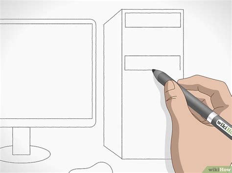 Desenho De Um Computador - 4 Formas de Desenhar um Computador - wikiHow