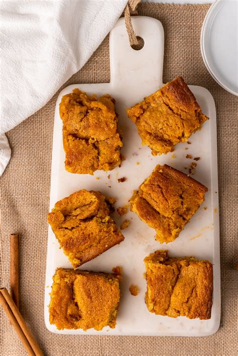 Pumpkin Gooey Butter Bars - 4 Sons 'R' Us