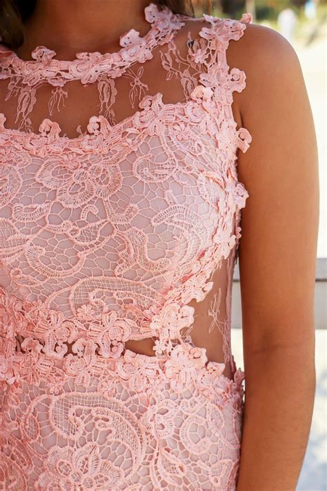 Blush Lace Short Dress | Cocktail Dresses – Saved by the Dress