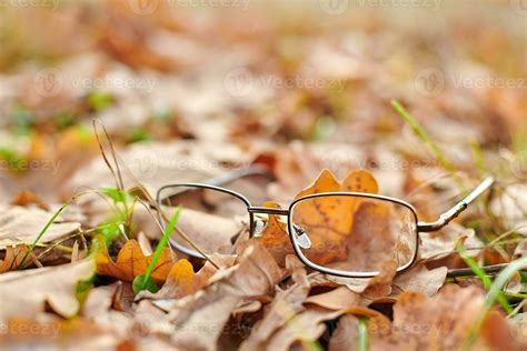 Lost glasses as symbol of sudden vision loss. 35660476 Stock Photo at