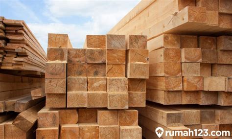 ukuran kayu balok  pasaran  kegunaannya  rumah