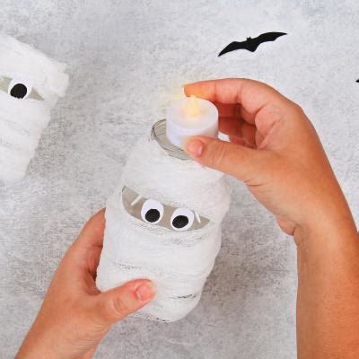 Photophores d'halloween sur Tête à modeler