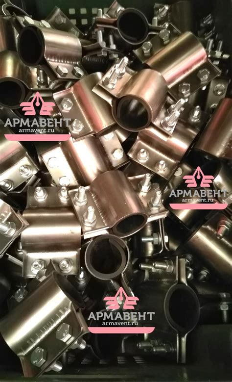 Хомуты ремонтные для труб