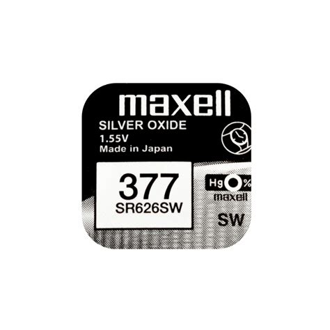 SR626SW (377) 10 Pcs - Maxell