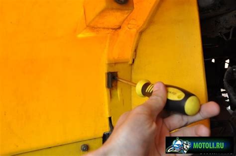 Замена втулки глушителя в квадроцикле CF500-A