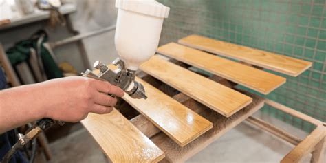 spraying conversion varnish