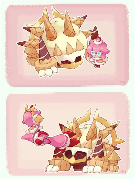 strawberry crepe cookie    milye risunki risunki