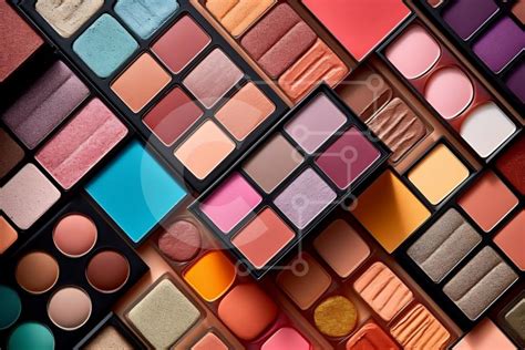 beautiful collection  makeup products eyeshadows blushes