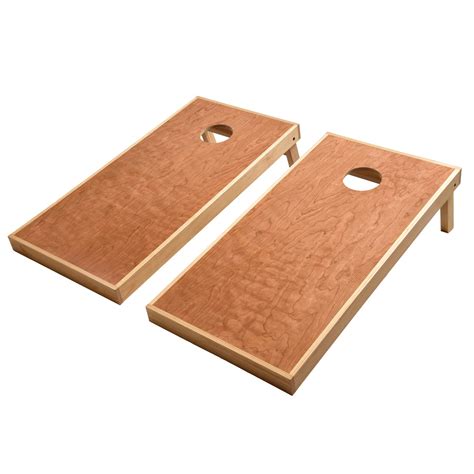 GoSports 4 ft x 2 ft Commercial Grade Cornhole Boards Set - Natural