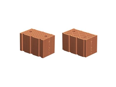 poroton clay building blocks archiproducts
