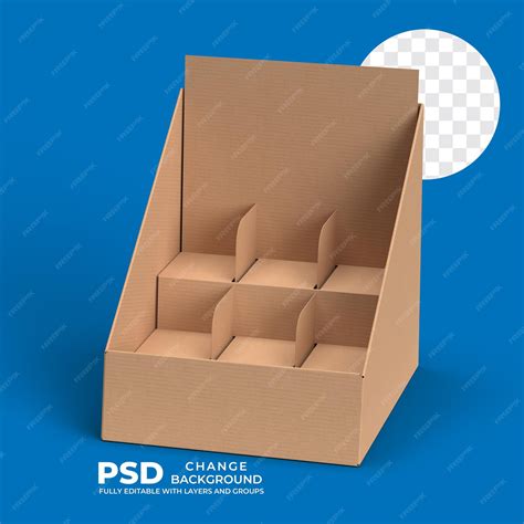 premium psd paper display stand