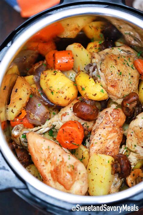 instant pot chicken and vegetables recipe - setkab.com