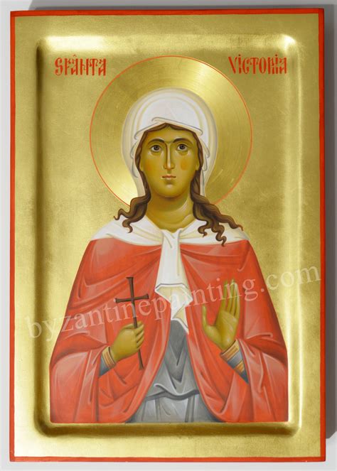Saint Victoria - Byzantine icons
