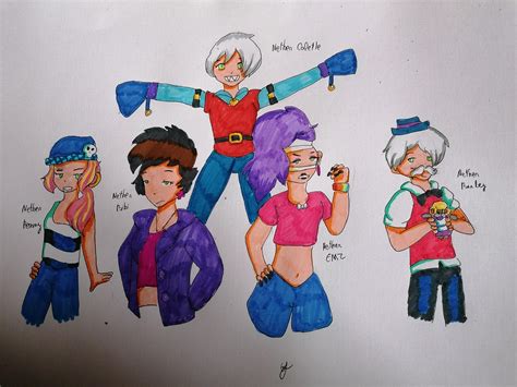 I drew all of the brawl stars cosplays i made : r/brawlstarsart