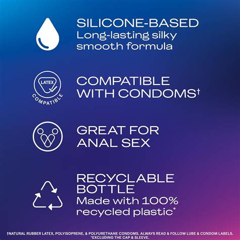 Lubricante de silicona líquida Durex para sexo, lubricante anal y