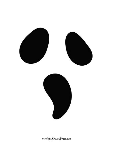 Printable Ghost Faces | Printable Ghost