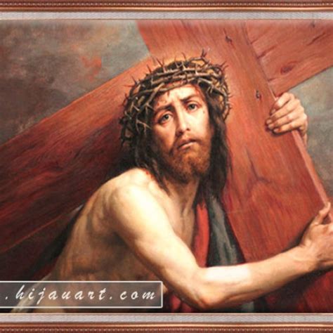 gambar tuhan yesus memikul salib  koleksi gambar