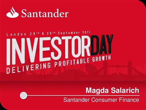 santander consumer finance santander investor day