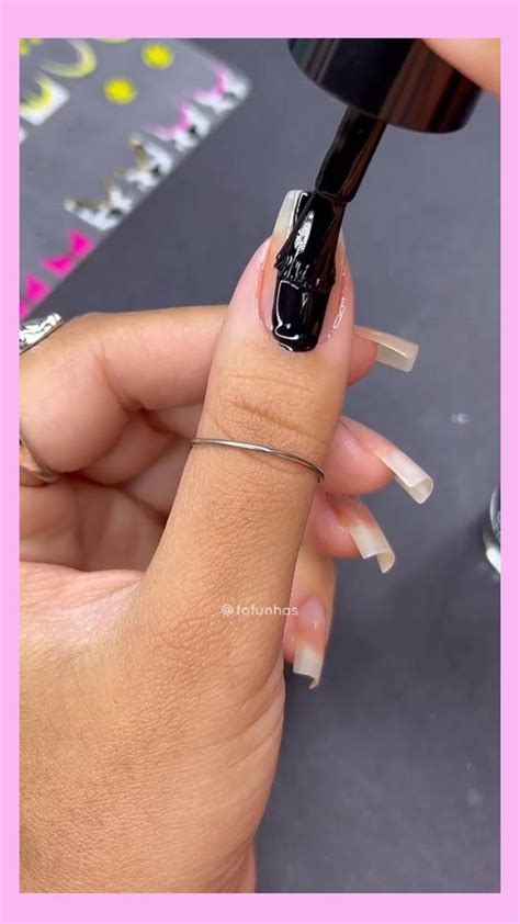 Esmaltação De Unha Simples - Esmaltação gringa - rápida e simples 💅 | Unhas coloridas, Unhas de gel ...