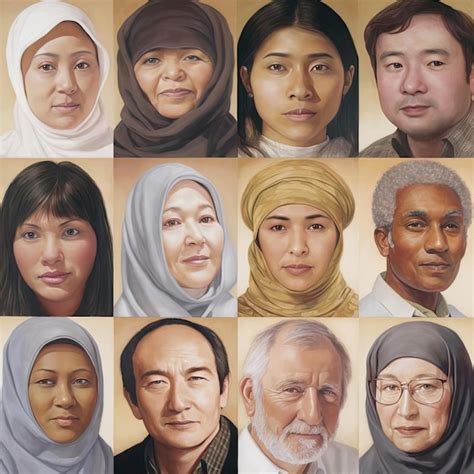 premium photo diverse group  people   ethnicities