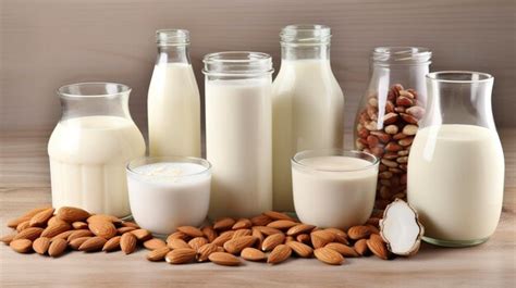 Premium AI Image | A Photo of Dairy Free Milk Alternatives