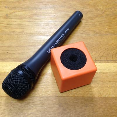 microphone cube orange filmgear united