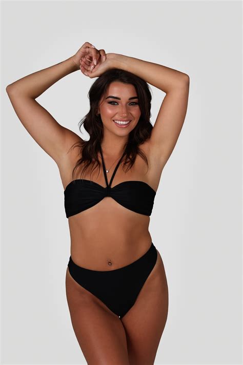 Corinna Most Popular High Waist Cheeky Bikini Bottom – Alva Rez