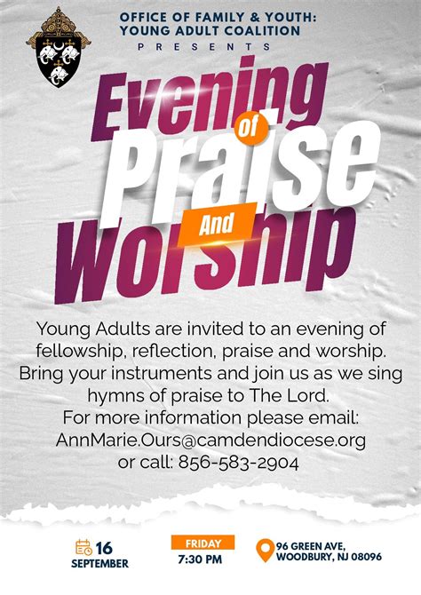 Young Adult Evening of Praise and Worship – Diocese of Camden
