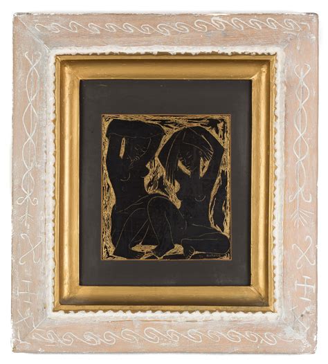 Angel Botello (Puerto Rican, 1913-1986) Two Nudes | Cottone Auctions