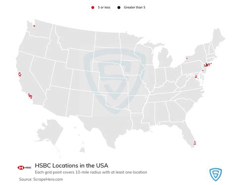 List of all HSBC bank locations in the USA - ScrapeHero Data Store