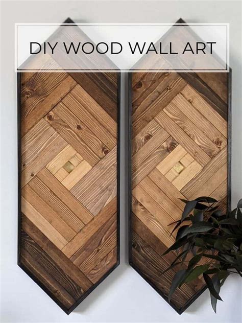 How To Make Wood Mountain Wall Art - How to add wood to the back of a ...