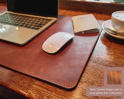 Leather Deskpad / Desk Pad Full Grain Genuine Leather Desk - Etsy
