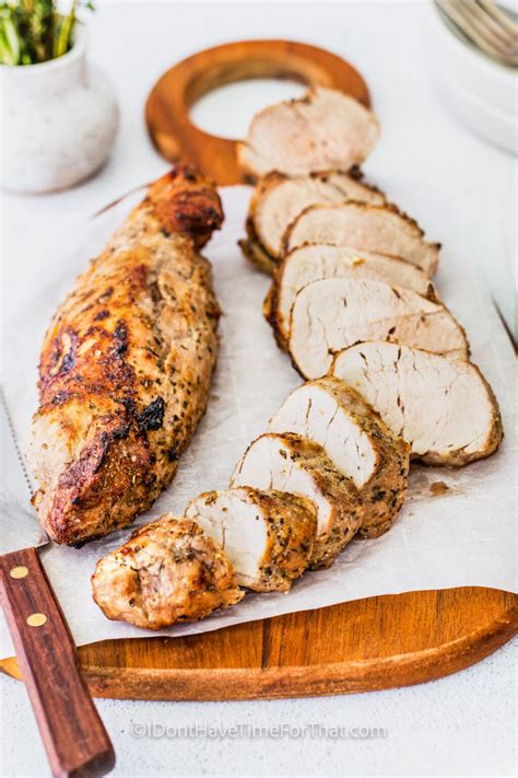 how long to air fry pork tenderloin