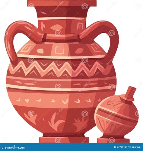 antique earthenware pottery stock vector illustration  food vector