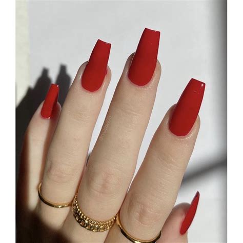 Unhas Postiças Realistas Vermelhas - UNHAS POSTIÇAS REALISTAS COLORIDAS VERMELHAS 24 PCS | Shopee Brasil