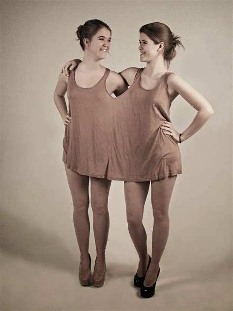 Togetherness Fetish: Siamese Twins Photoshoot