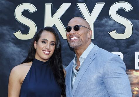 Dwayne Johnson and Daughter at Skyscraper Premiere | POPSUGAR Celebrity UK