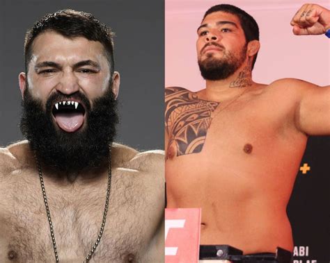 Download Ufc Fighter Andrei Arlovski With His Opponent Wallpaper