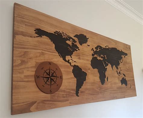 brown wooden wall globe art size  feet   feet  rs   jaipur