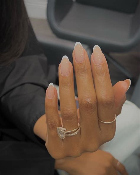 Elegant and Chic—The Oval French Tip Nail Trend Is One to Watch | Who