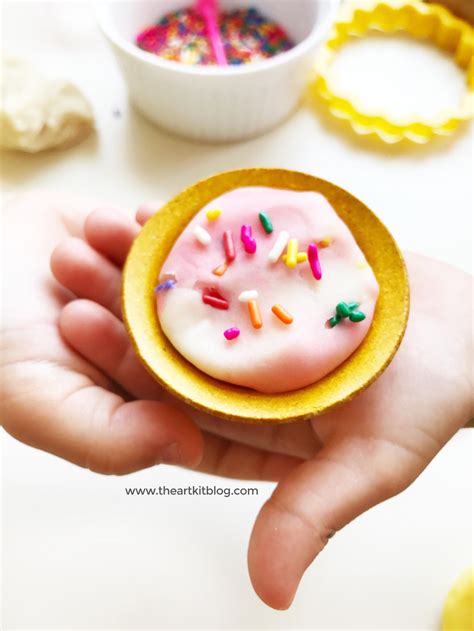 Easy Homemade Playdough with Sprinkles - The Art Kit