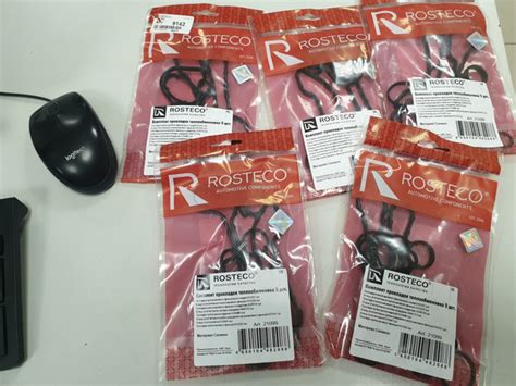 ROSTECO 21099 Прокладки теплообменника силикон кт 9 шт Rosteco 21099 ...