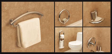 decorative and unique grab bars for bathroom safety | Bridgeway ...