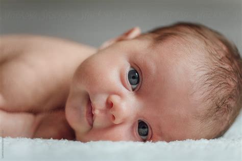 newborn baby girl  stocksy contributor lumina stocksy