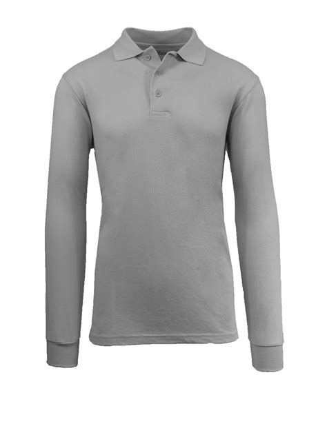 Men's Long Sleeve Polo Shirts - Walmart.com