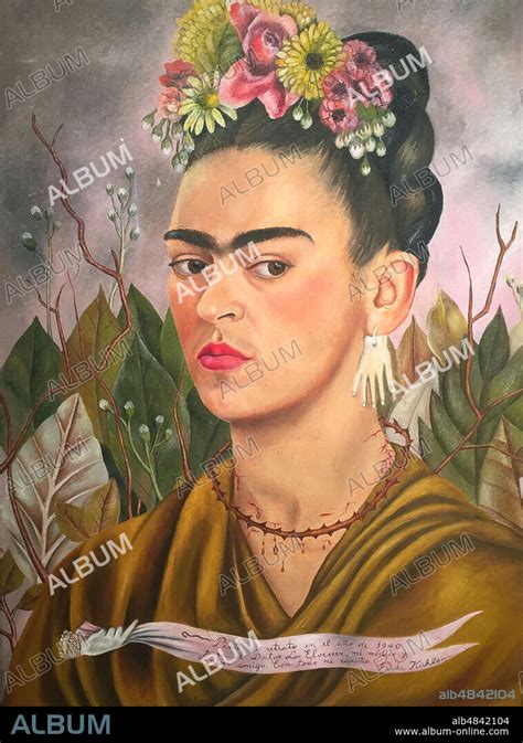 FRIDA KAHLO. Self-Portrait Dedicated to Dr Eloesser. - Album alb4842104