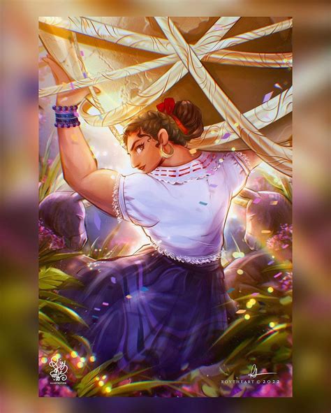 roy  art roy trinh  instagram disney fanart luisa madrigal