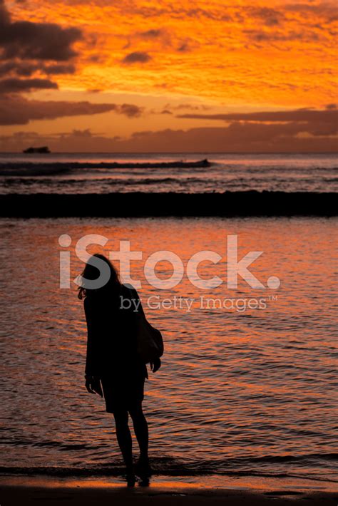 Waikiki Beach Sunset Stock Photo | Royalty-Free | FreeImages