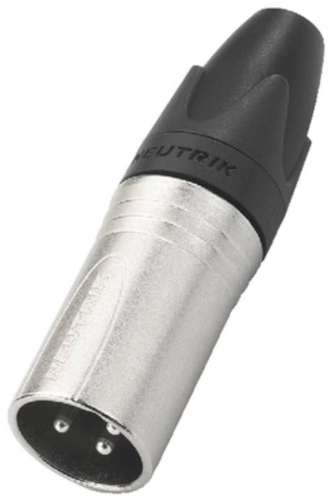 Neutrik NC3MXX 3 pólusú XLR dugó egyenes, lengő - SONOPART h