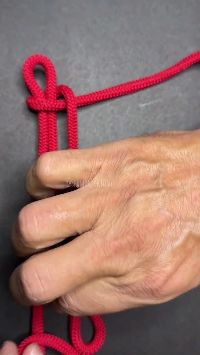 How to Tie a Sheepshank Knot: Quick Tutorial #rope #knot #knottutorial ...